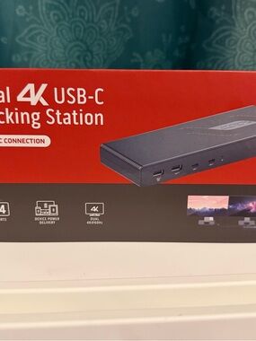 4K USB-C Docking Station - Black